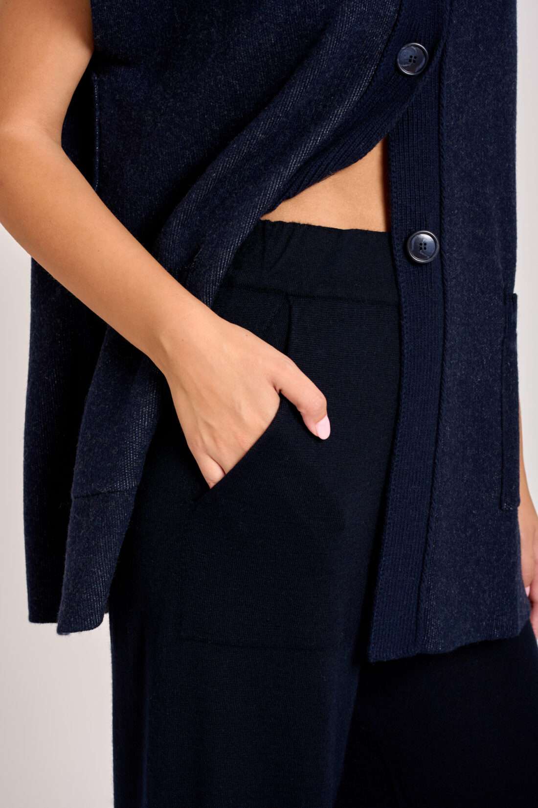 Pantalone Tasche Blu - immagine 3
