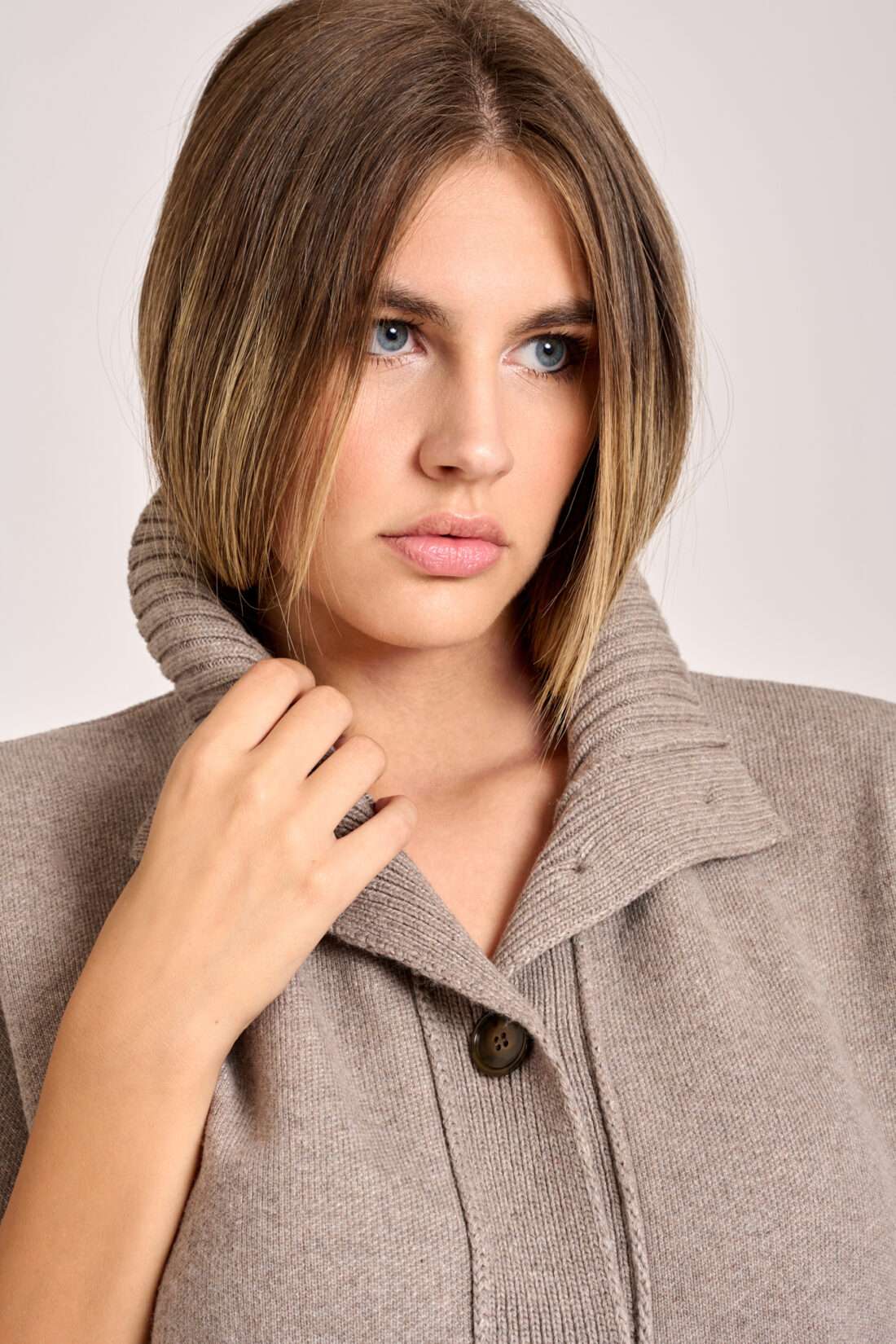 Mantella Cashmere Fango - immagine 4