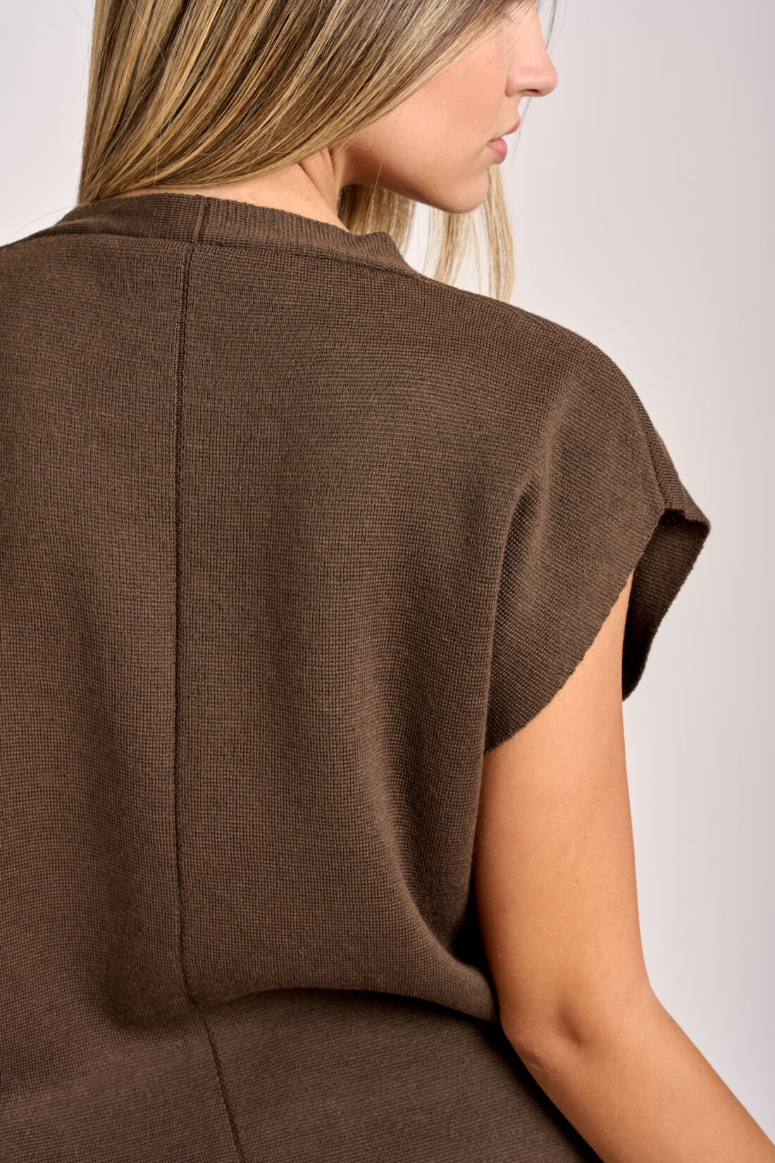 Gilet Scollo Moka - immagine 3