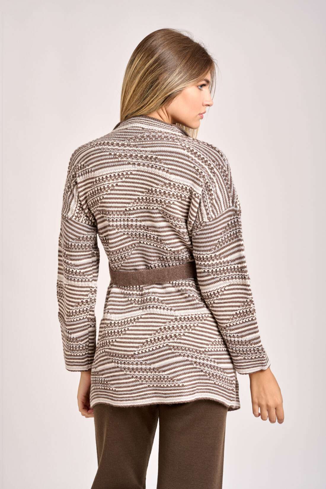 Cardigan con Cintura Moka - immagine 2