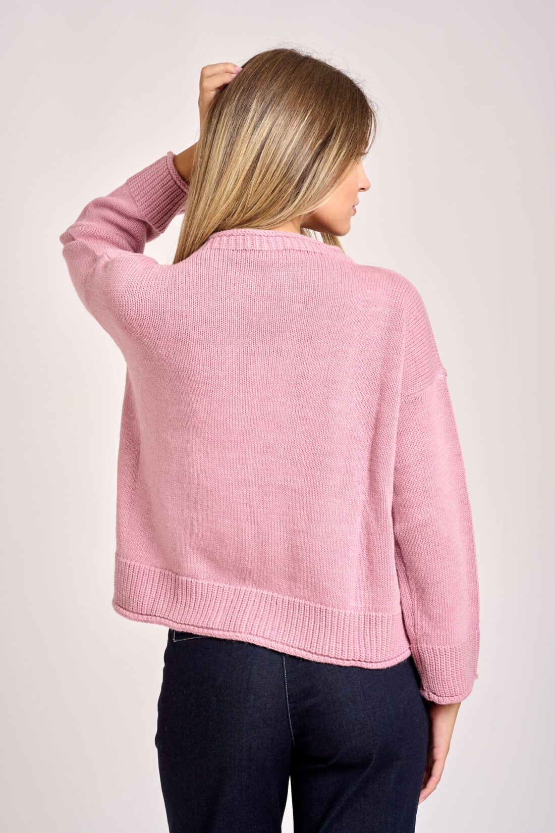 Girocollo Over Rosa - immagine 2
